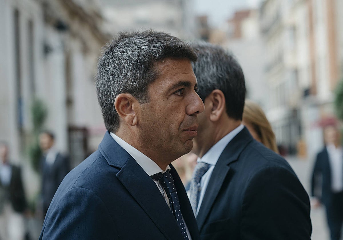 Imagen del presidente de la Generalitat Valenciana, Carlos Mazón