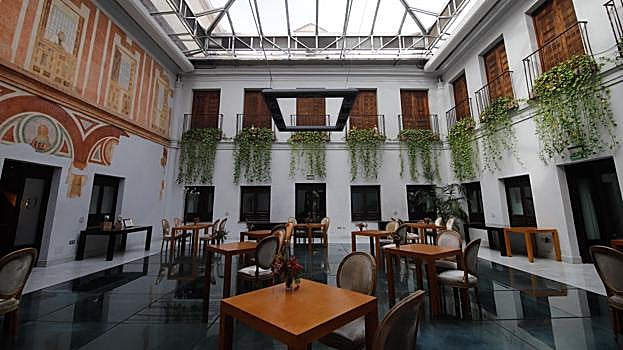 Interior del hotel Palacio del Bailío de Córdoba