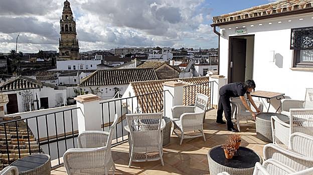 Terraza del hotel Balcón de Córdoba