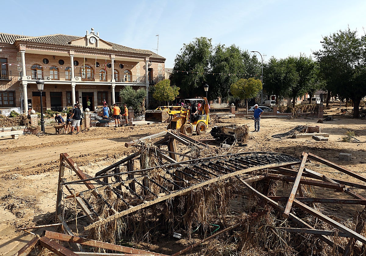 Estado que presenta este jueves la plaza de Yunclillos