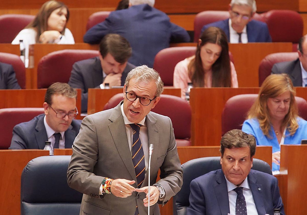 El consejero de Empleo de Castilla y León, Mariano Veganzones