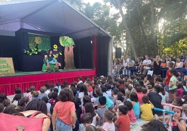 Los niños disfrutan del teatro y los títeres con el programa de la Feria de Albacete