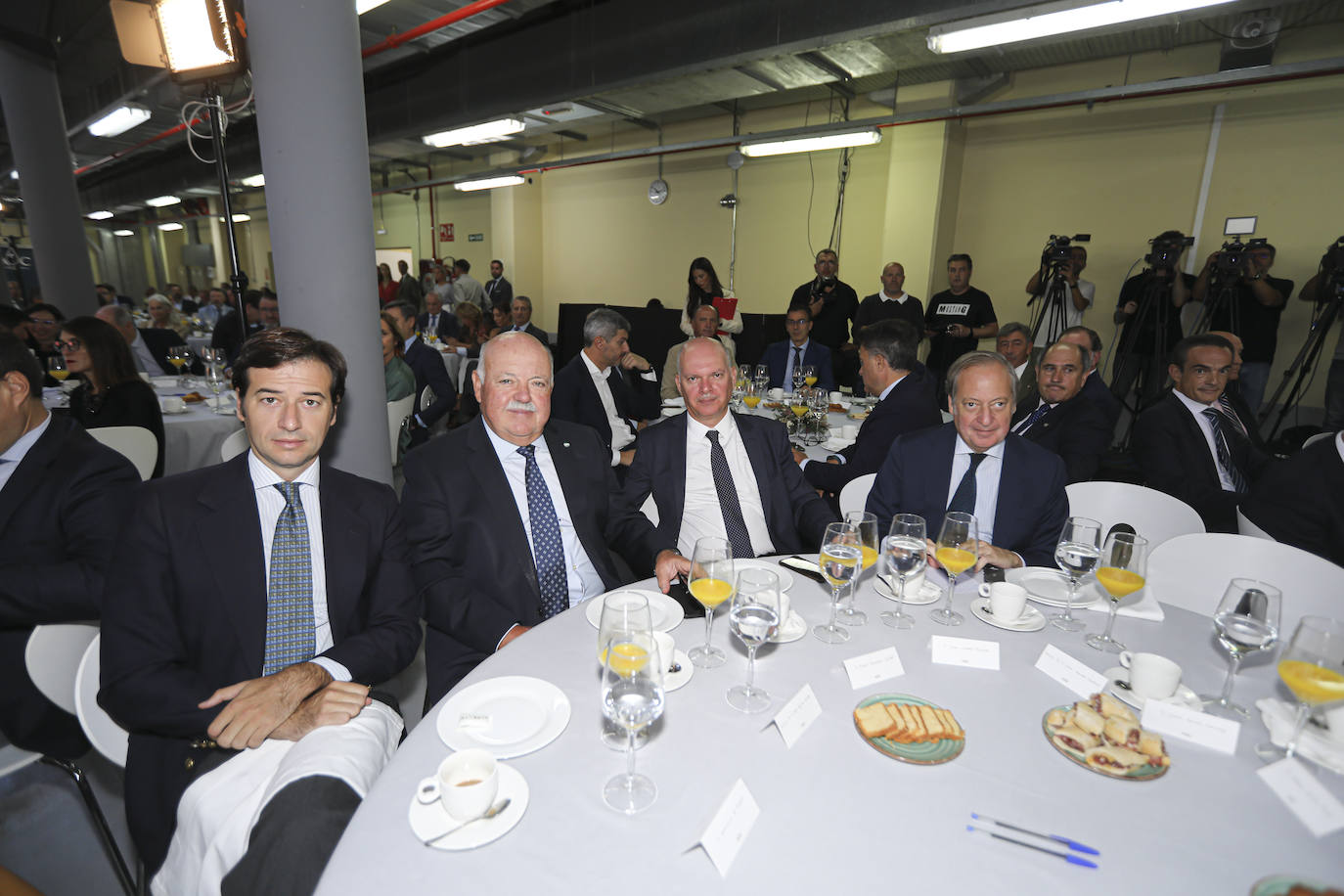 Gerónimo Angulo Hidalgo, Jesús Aguirre, Juan Llobell y Álvaro Rodríguez Guitart