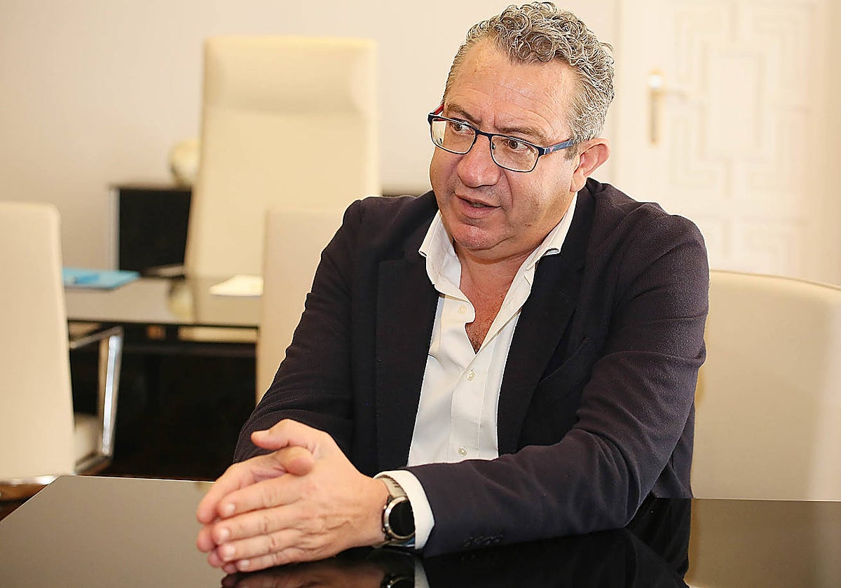 Imagen del presidente de la Diputación de Alicante, Toni Pérez