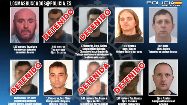 El top 10 de los fugitivos más perseguidos