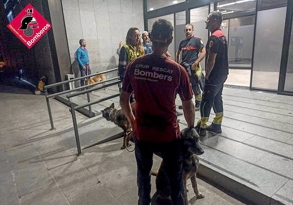 Imagen del equipo desplazado a Libia