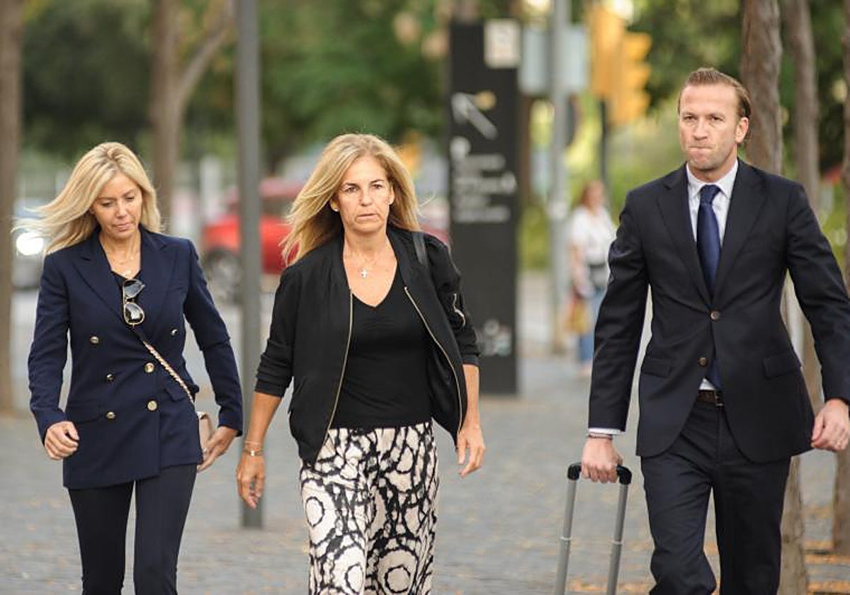 Arantxa Sánchez Vicario, a su llegada al último día del juicio por alzamiento de bienes