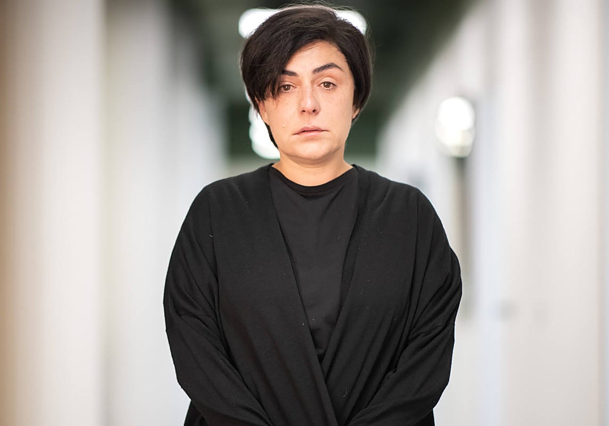 Candela Peña caracterizada como Rosario Porto para la miniserie sobre el caso