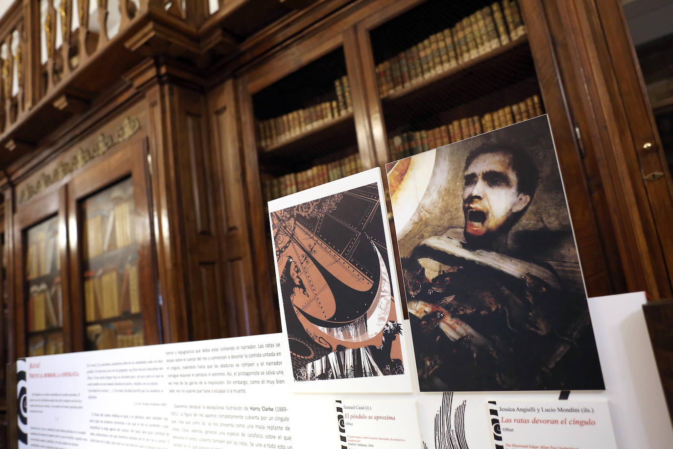 Una exposición en Toledo recoge las numerosas ediciones e ilustraciones de &#039;El pozo y el péndulo&#039;, de Edgar Allan Poe