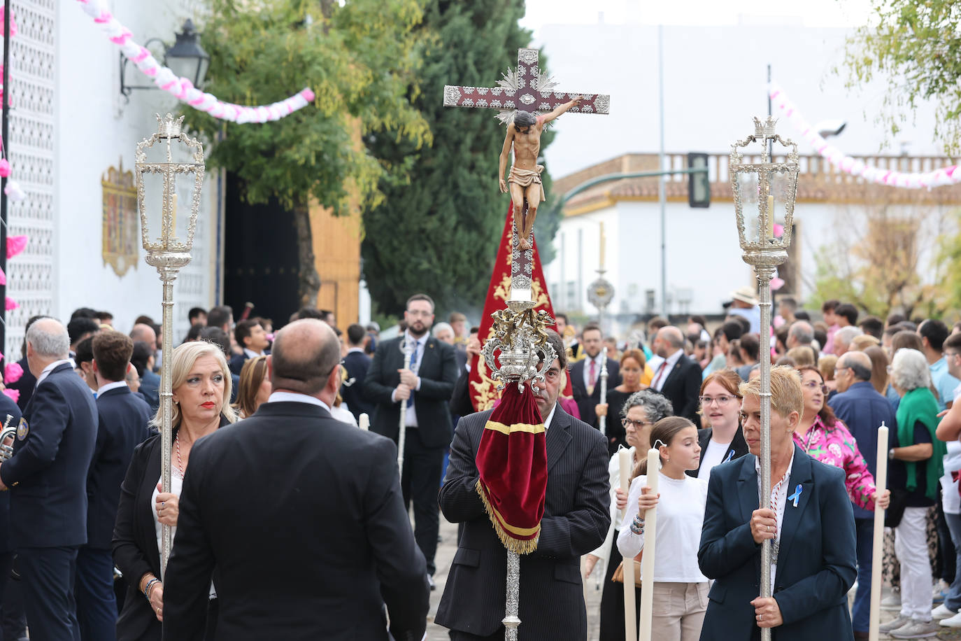 La solemne procesión de la Virgen del Rayo, en imágenes