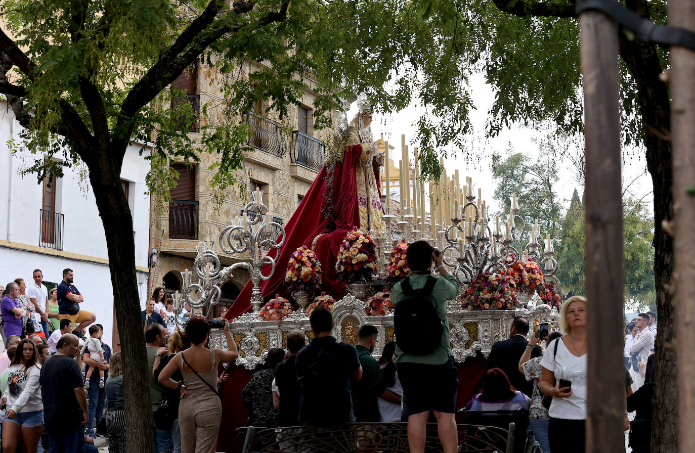 La solemne procesión de la Virgen del Rayo, en imágenes