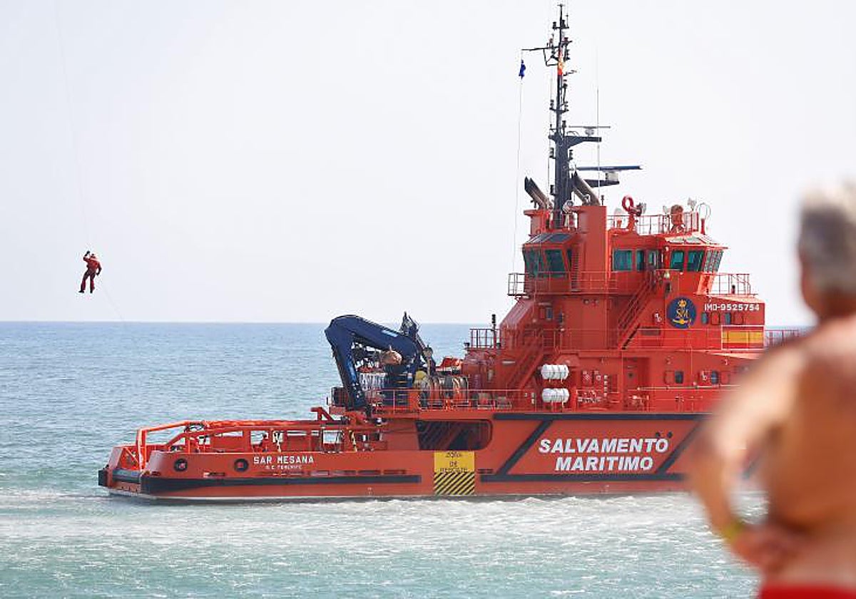 Imagen de archivo de una embarcación de Salvamento Marítimo