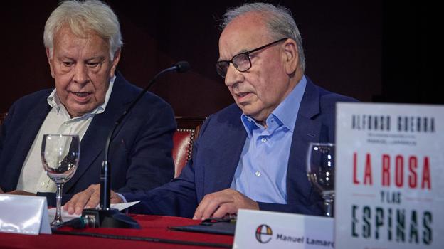 La presentación del libro de Alfonso Guerra en el Ateneo de Madrid