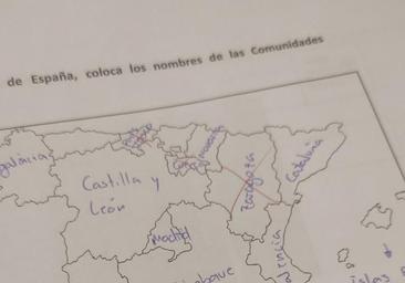 El examen de geografía de un alumno de 3º de la ESO que ha viralizado su profesor por cómo llama a Castilla-La Mancha