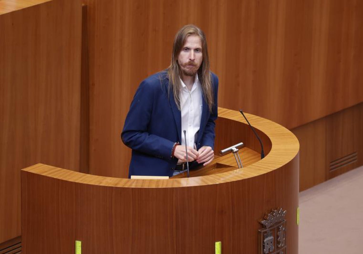 Pablo Fernández, durante su intervención