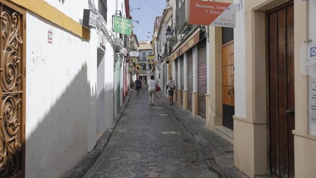 Una de las calles de la Judería de Córdoba