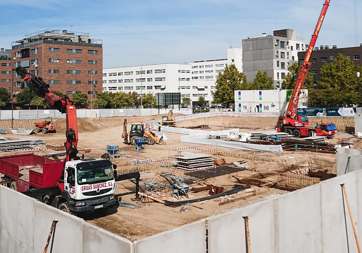 Construcción de viviendas del Plan Vive en Alcorcón
