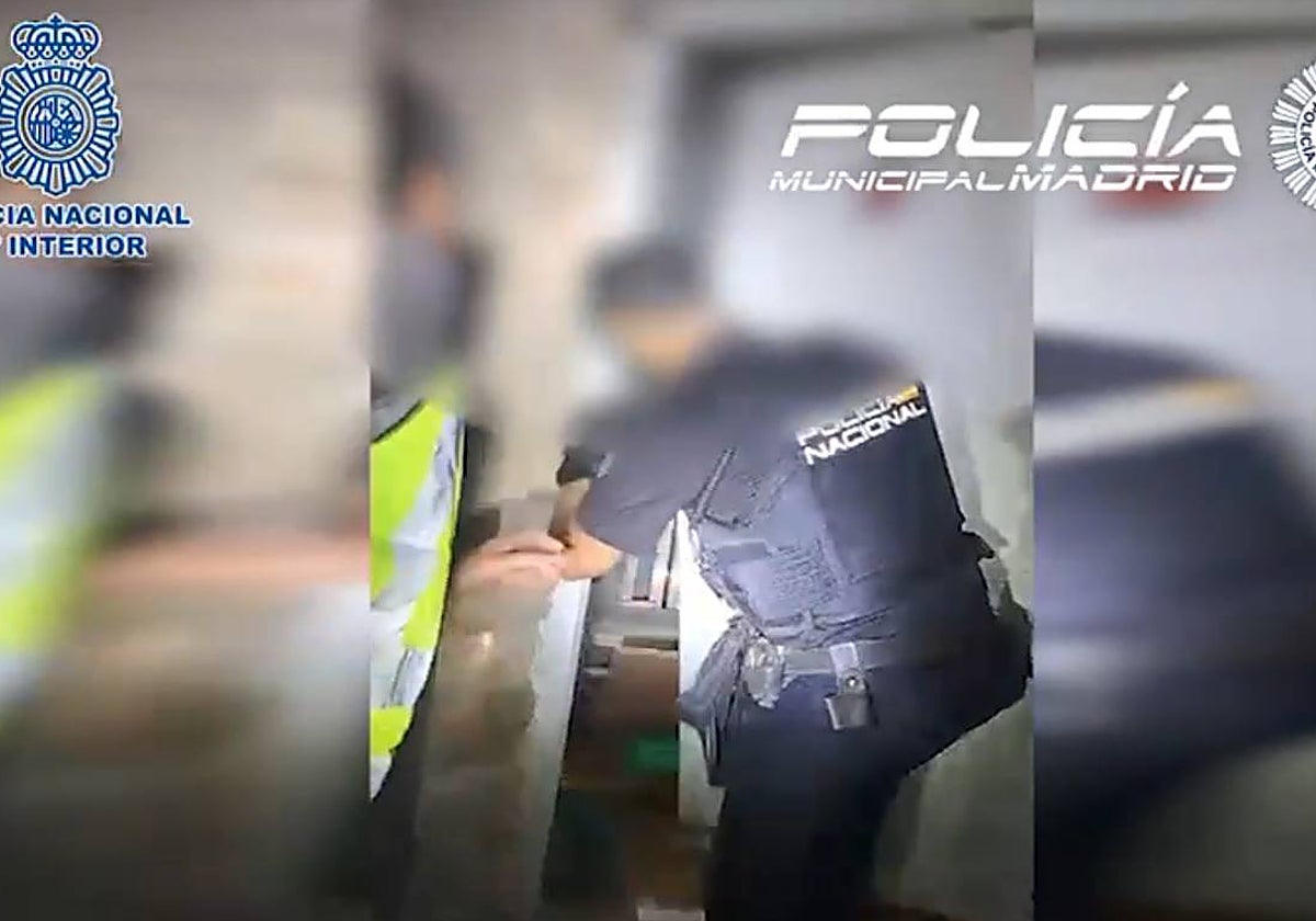 Intervención de los agentes de Policía Municipal y Nacional