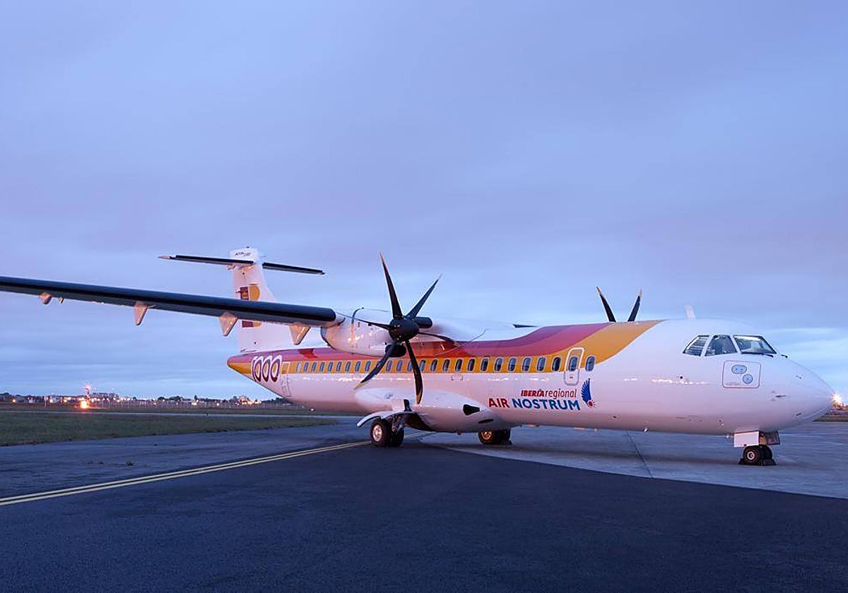 Imagen de archivo de un avión de Air Nostrum