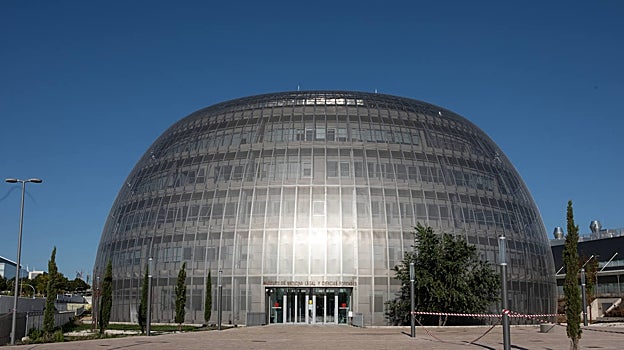 Exterior del Instituto de Medicina Legal, en Valdebebas