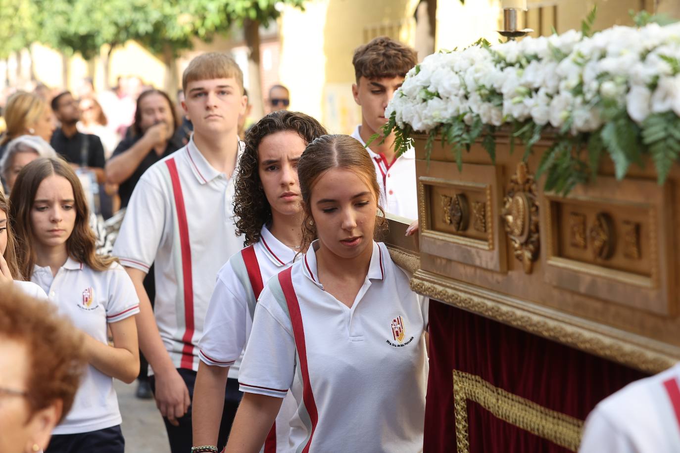 Fotos: La procesión infantil del colegio de las Mercedarias de Córdoba