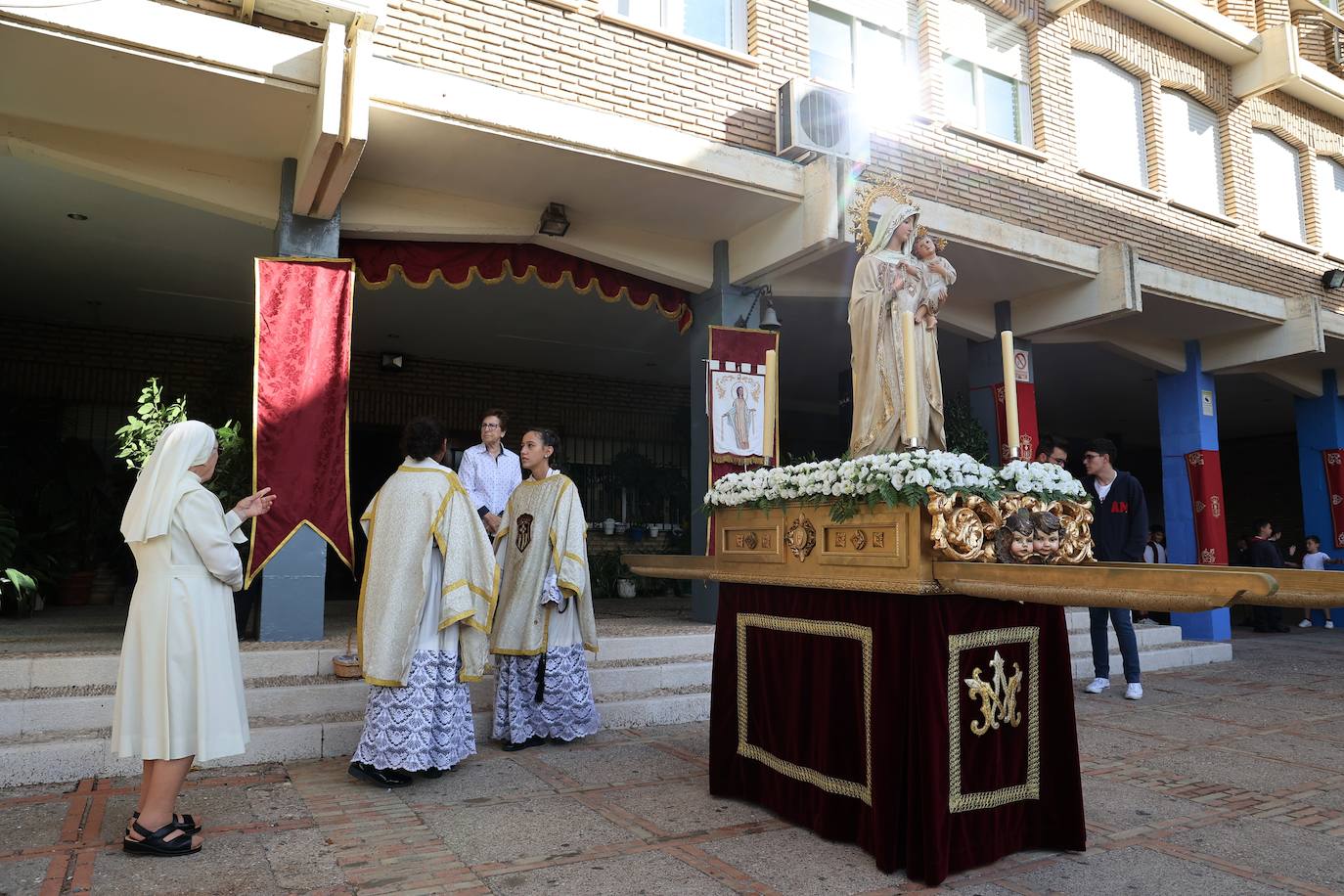 Fotos: La procesión infantil del colegio de las Mercedarias de Córdoba