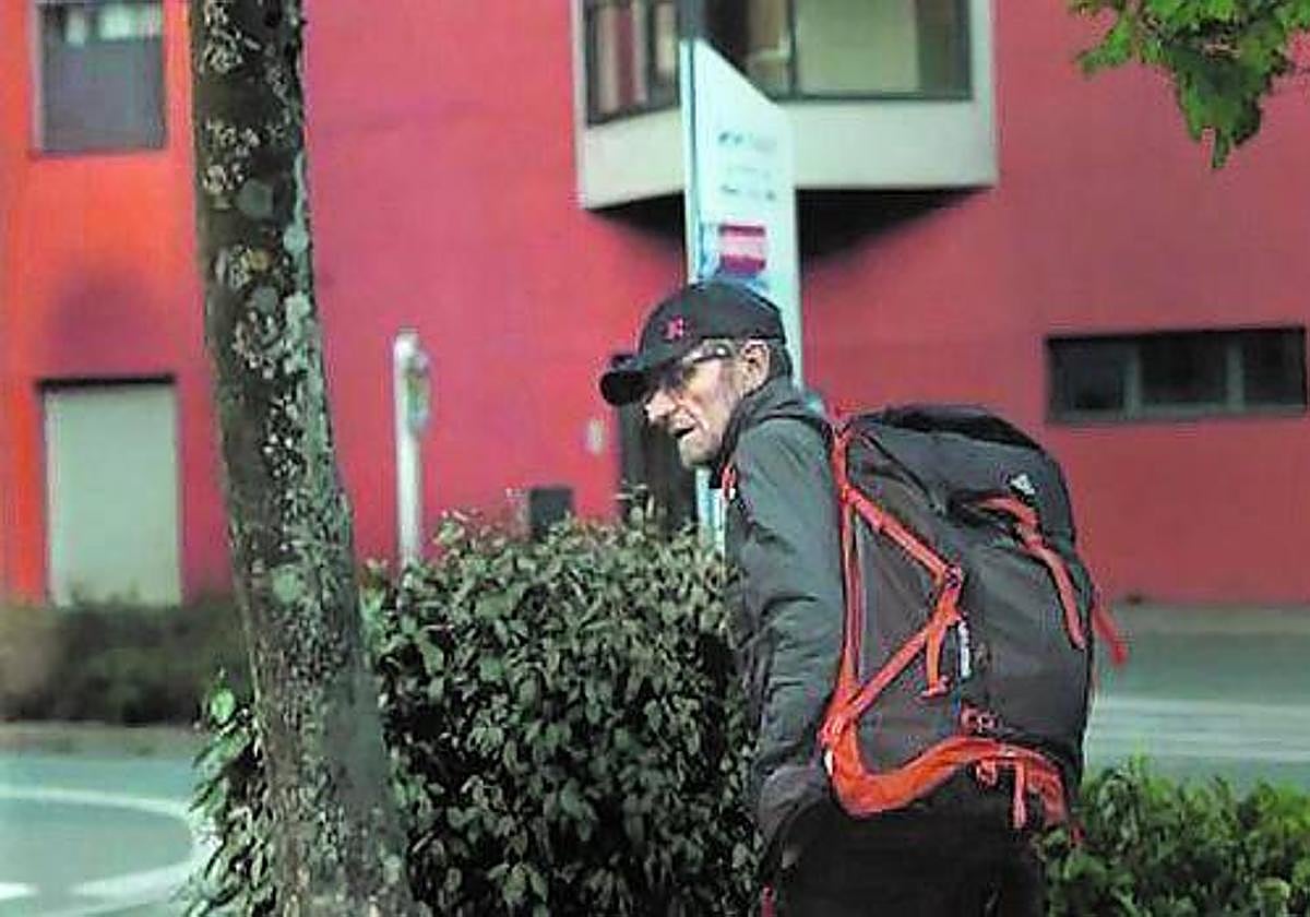 Josu Ternera, instantes antes de su detención en Francia