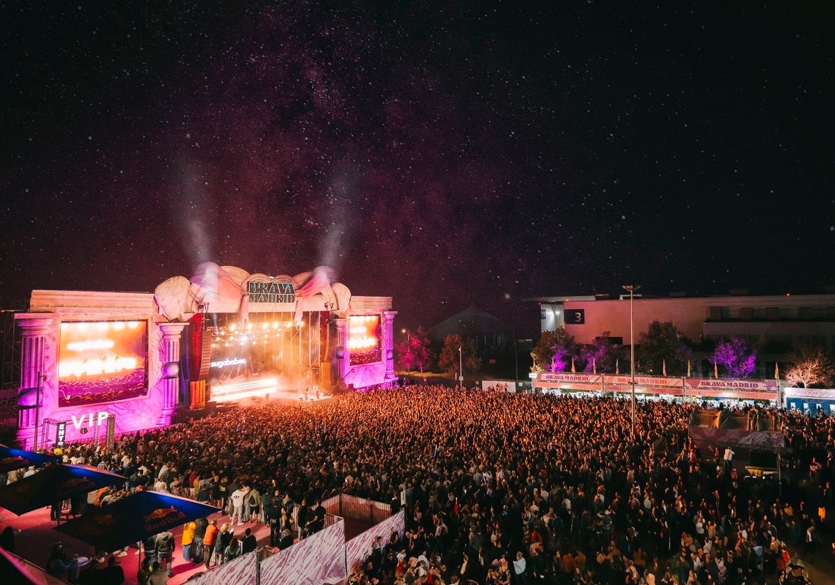 El festival Brava Madrid durante uno de sus conciertos en Ifema