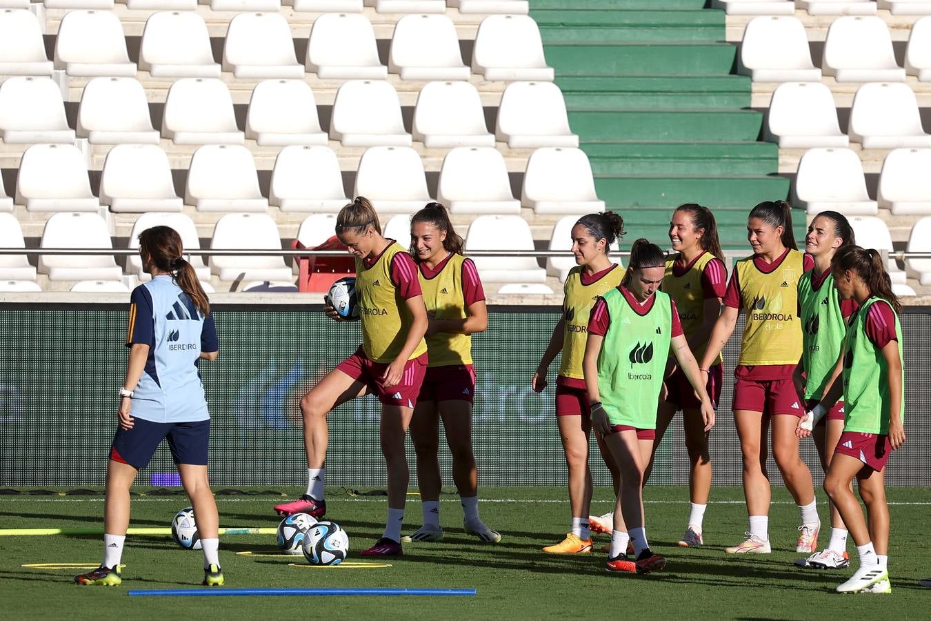 Las mejores imágenes del entrenamiento de España en El Arcángel