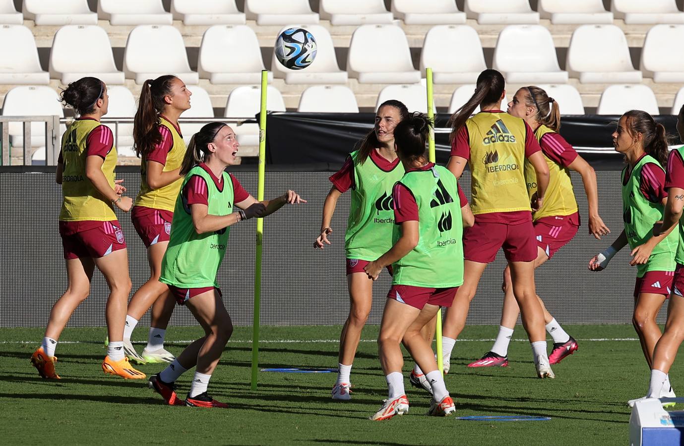 Las mejores imágenes del entrenamiento de España en El Arcángel