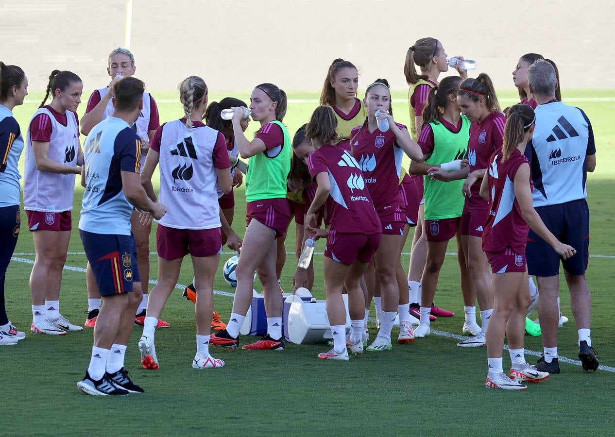 Las mejores imágenes del entrenamiento de España en El Arcángel