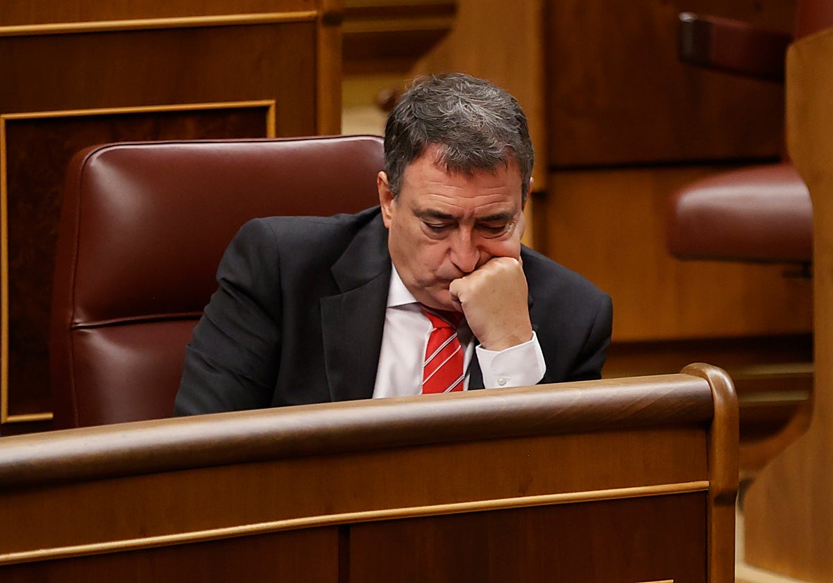 El portavoz del PNV, Aitor Esteban
