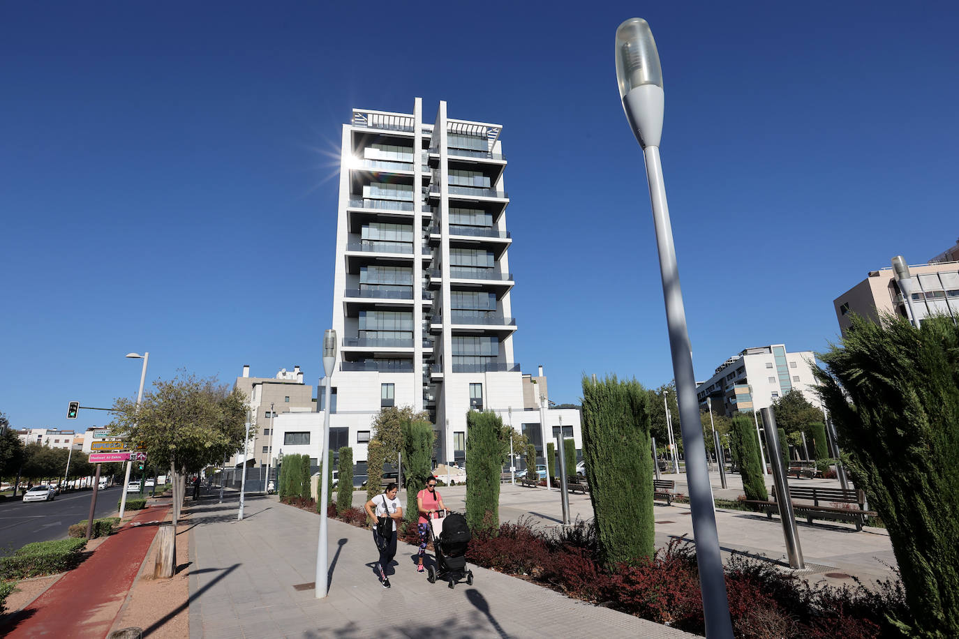 El flamante aspecto de la Torre del Agua de Córdoba, en imágenes