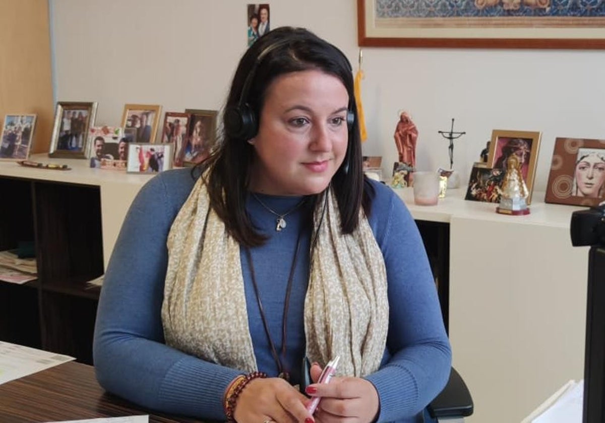 Laura Ruiz, en una fotografía de archivo, cuando era concejal del Ayuntamiento de Algeciras