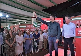 Pedro Sánchez, de mitin en Sevilla este sábado en el primer acto tras la investidura de Feijóo