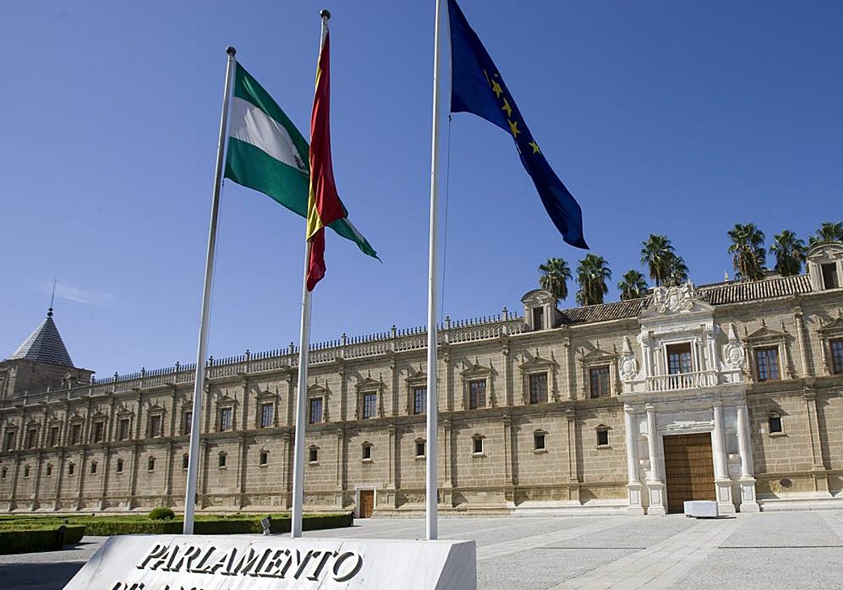 Fachada del Parlamento de Andalucía