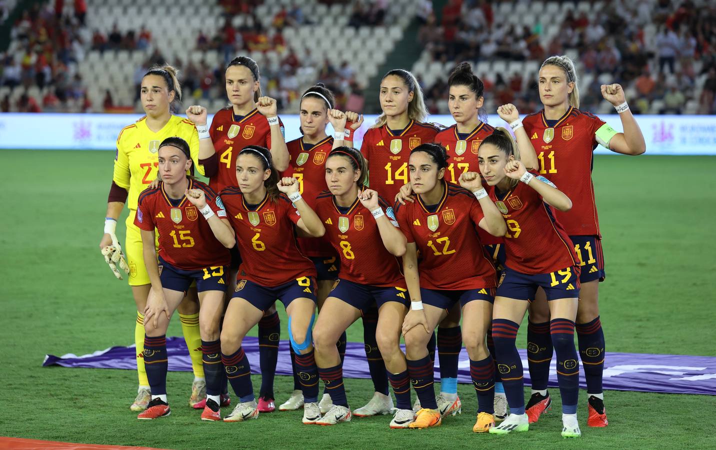 Fotos: La goleada de España a Suiza en El Arcángel