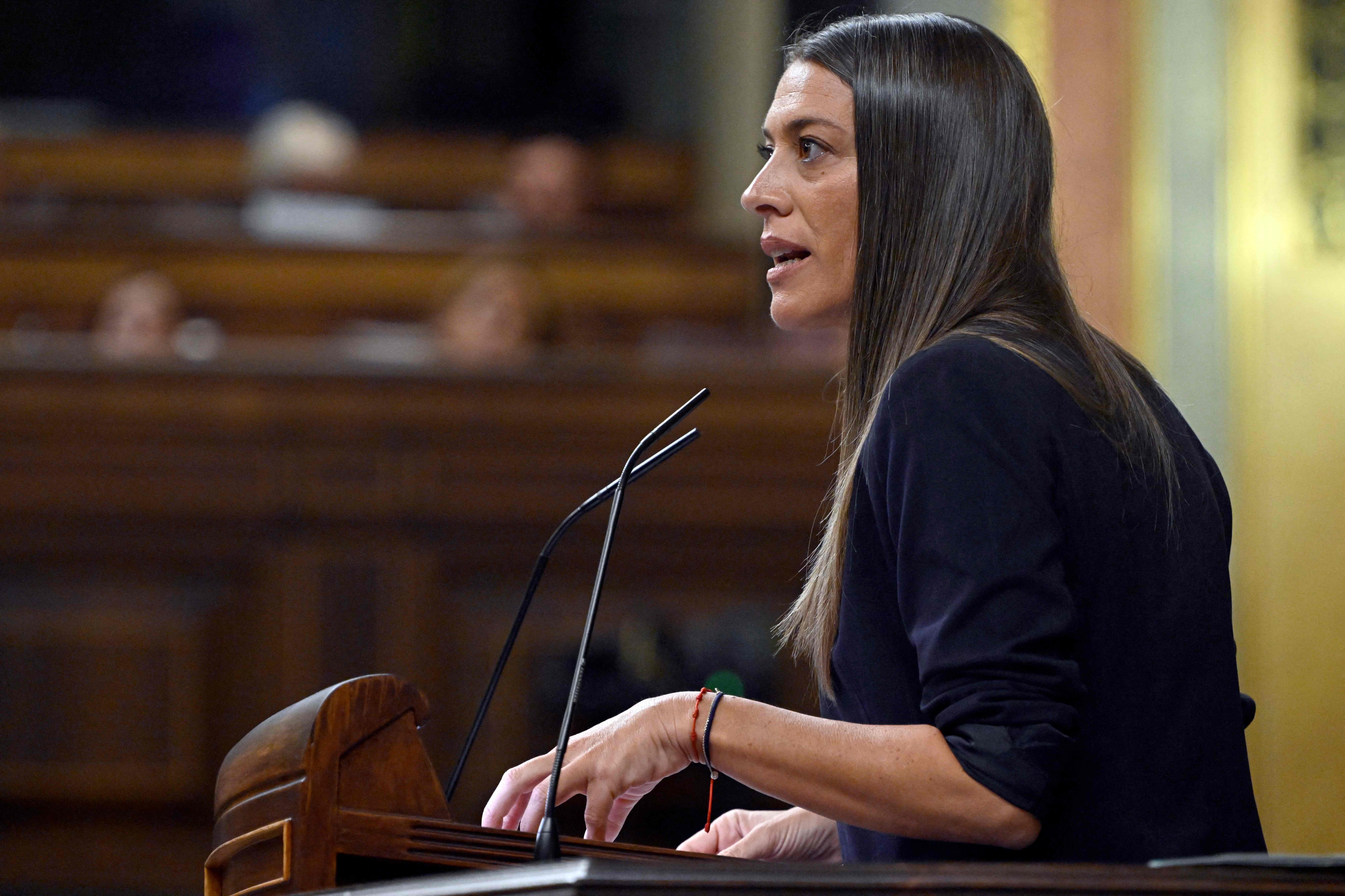 Miriam Nogueras en su intervención