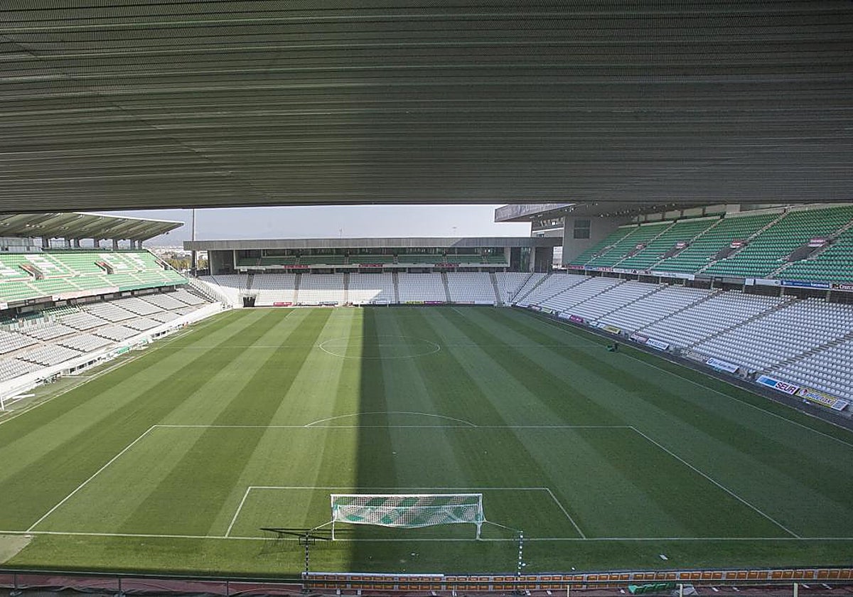 Estadio El Arcángel, hogar del Córdoba CF y aspirante a subsede en el Mundial 2030