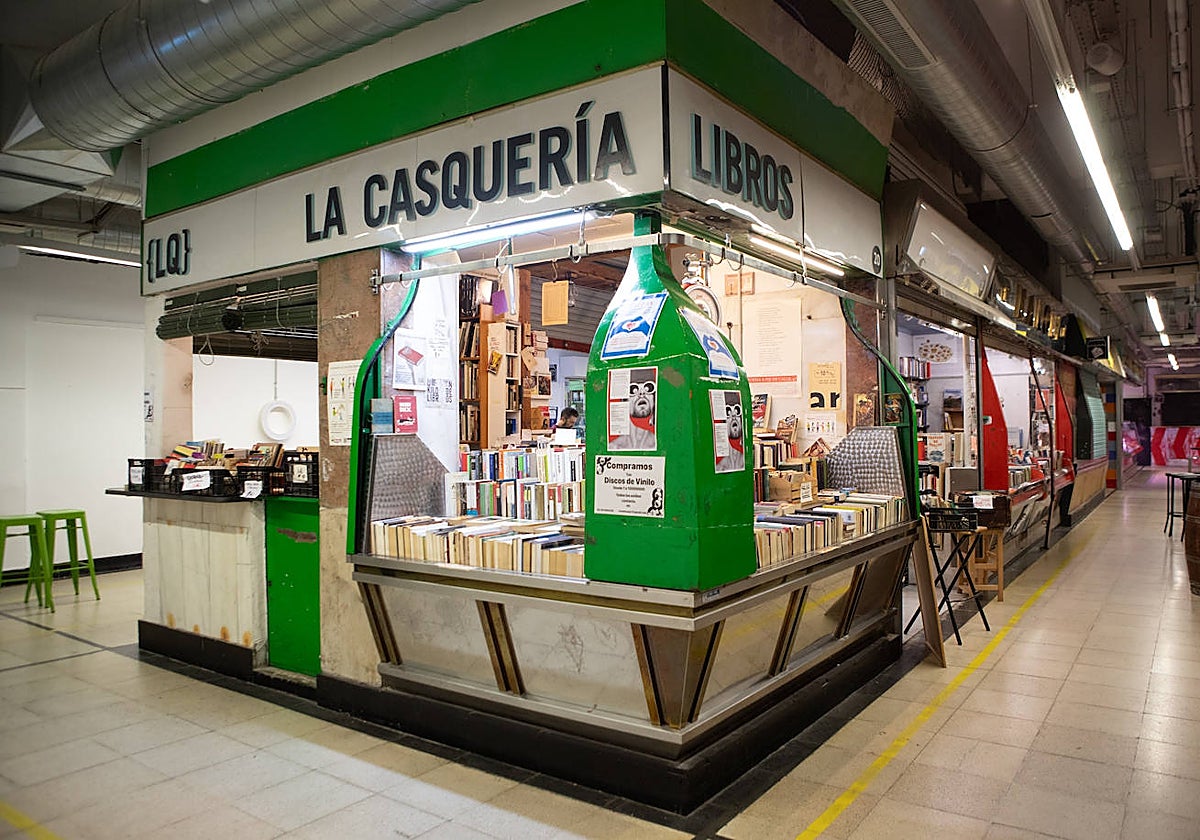 La Casquería Libros, en el mercado de San Fernando de Lavapiés