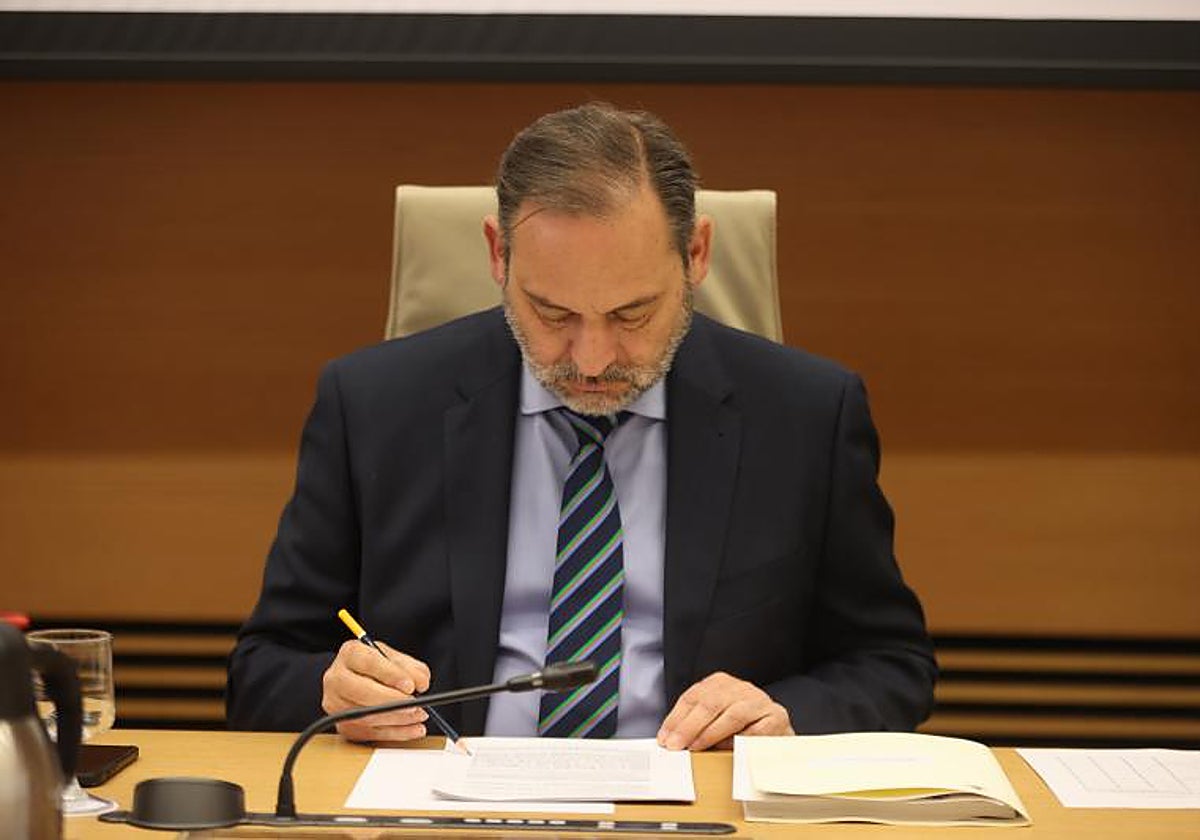 El exministro José Luis Ábalos en una imagen de archivo