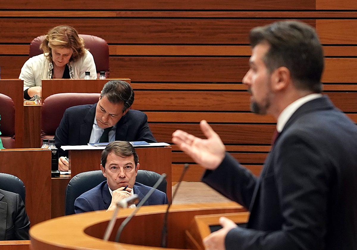 Tudanca, este martes en las Cortes de Castilla y León