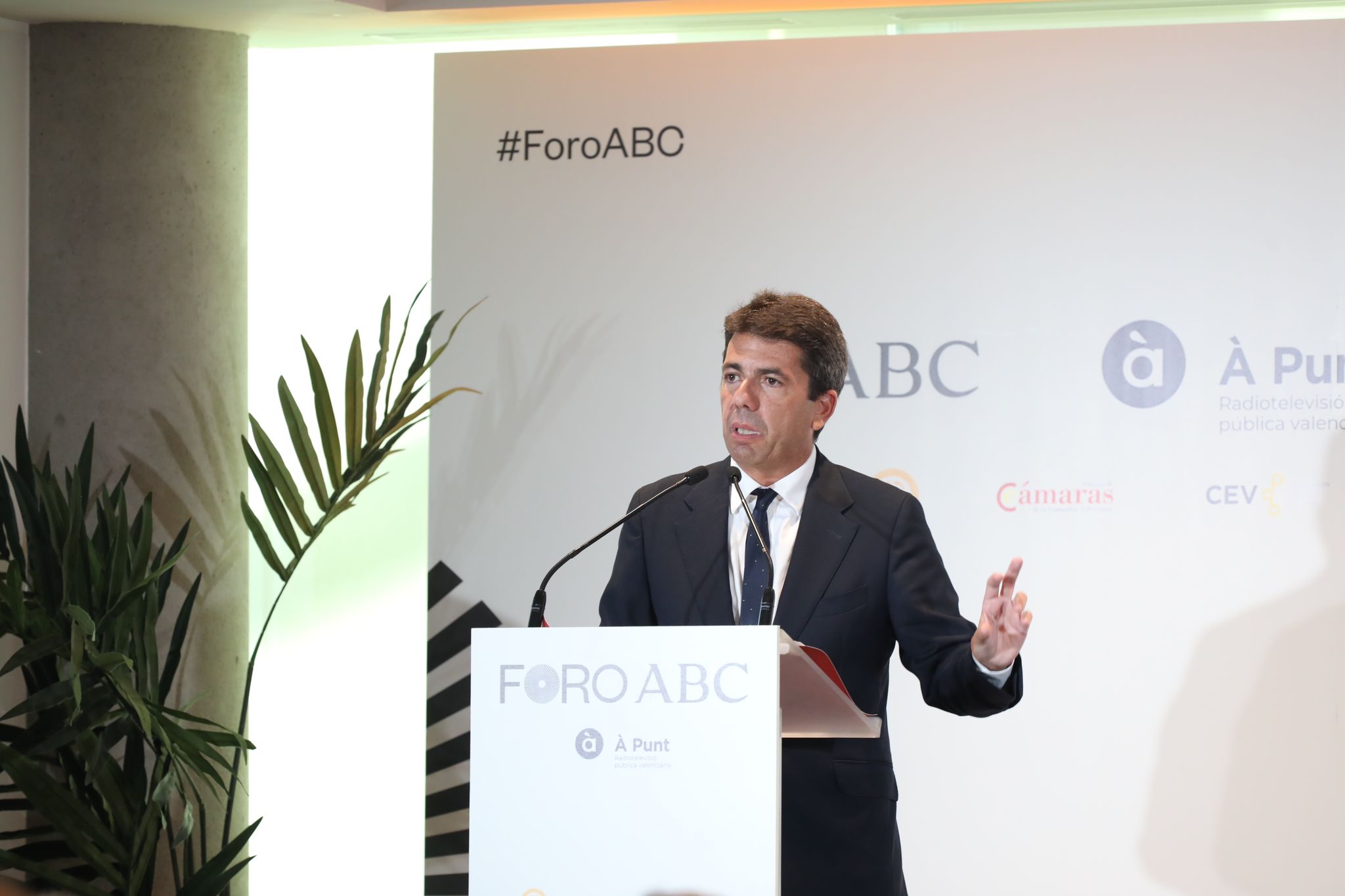 Intervención del presidente de la Comunitat Valenciana, Carlos Mazón