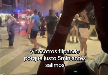El vídeo de un grupo de amigos desde el interior de la discoteca de Murcia y su salida cinco minutos antes del incendio