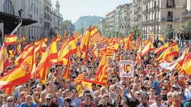 Manifestación Sociedad Civil Catalana en Barcelona hoy: horario, recorrido y cortes de tráfico