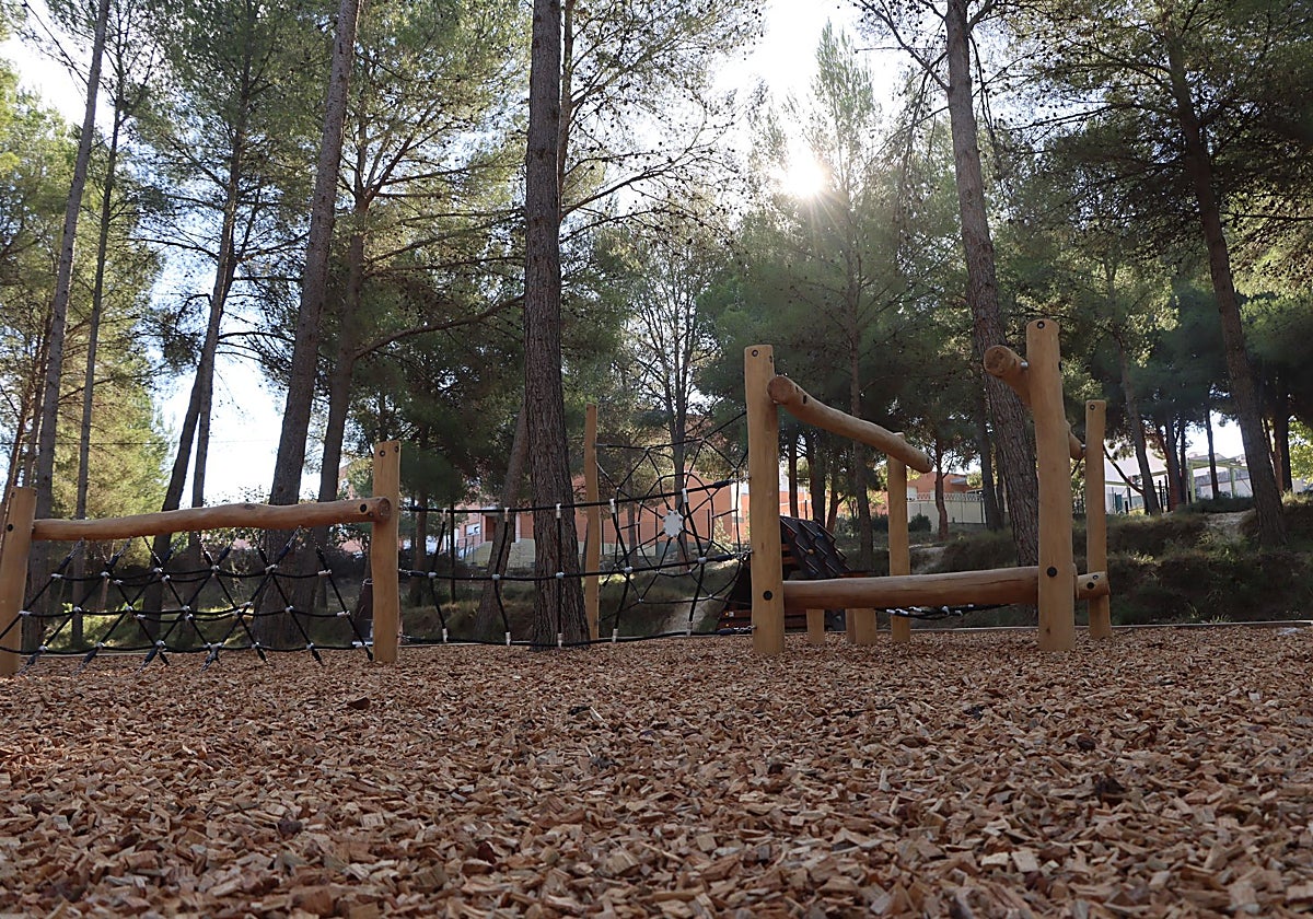 Instalaciones del refugio climático en el Pinaret de la Costa, en Teulada Moraira.