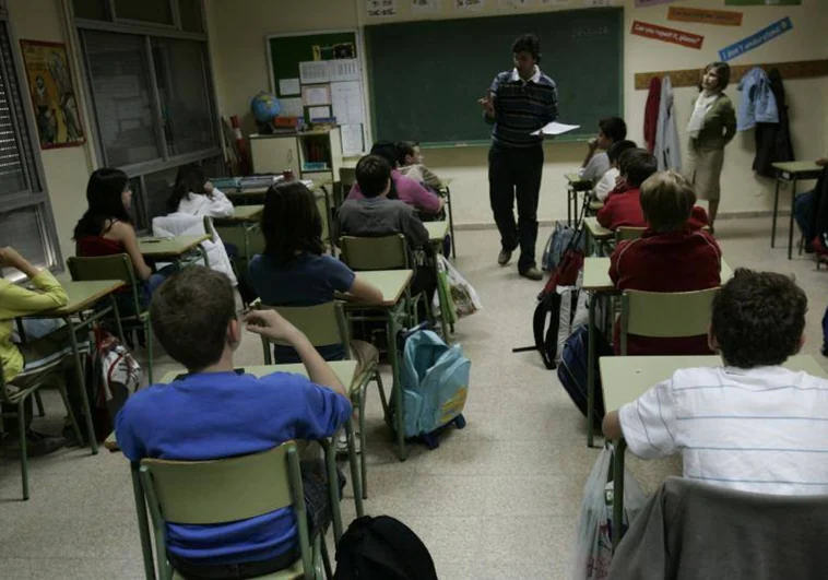 Estudiantes en una clase