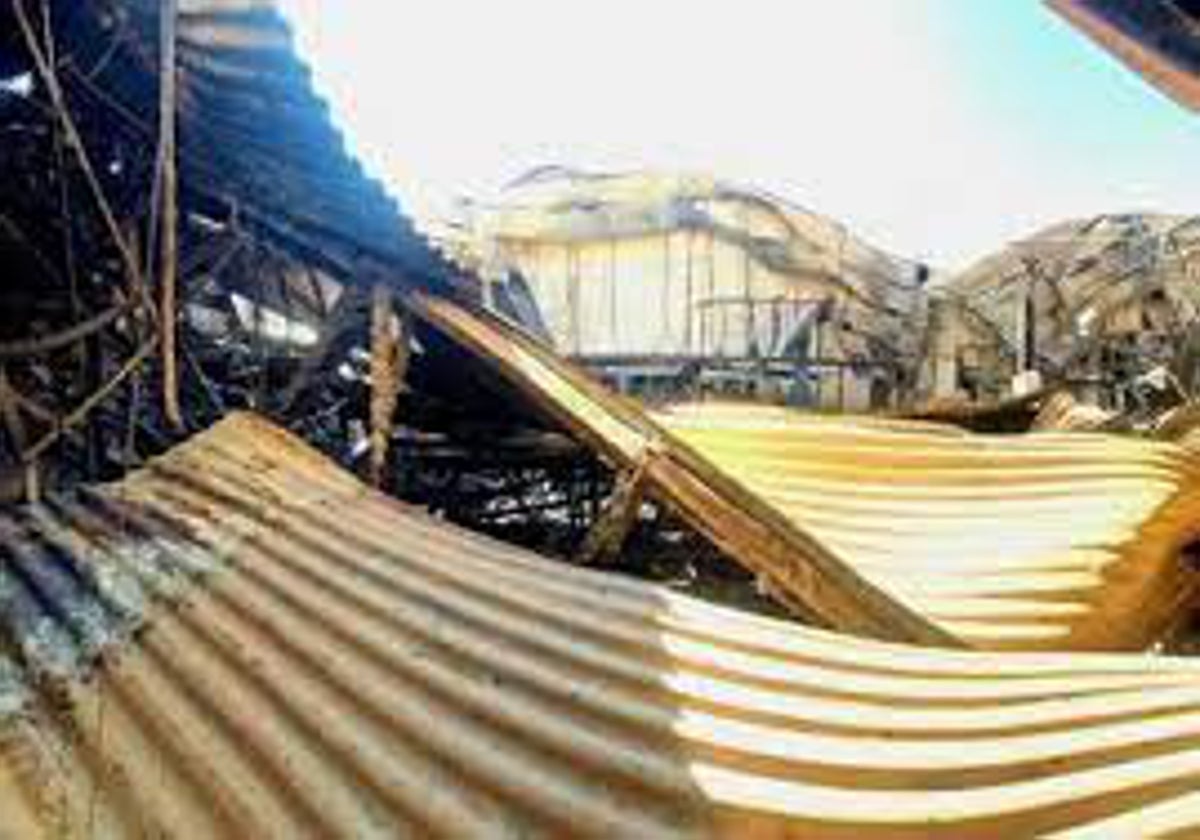 Imagen del interior de las discotecas siniestradas