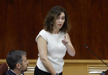 Ayuso se mofa del 'cohete' de Yolanda Díaz para los ricos: «Les exijo que me digan de dónde sale»