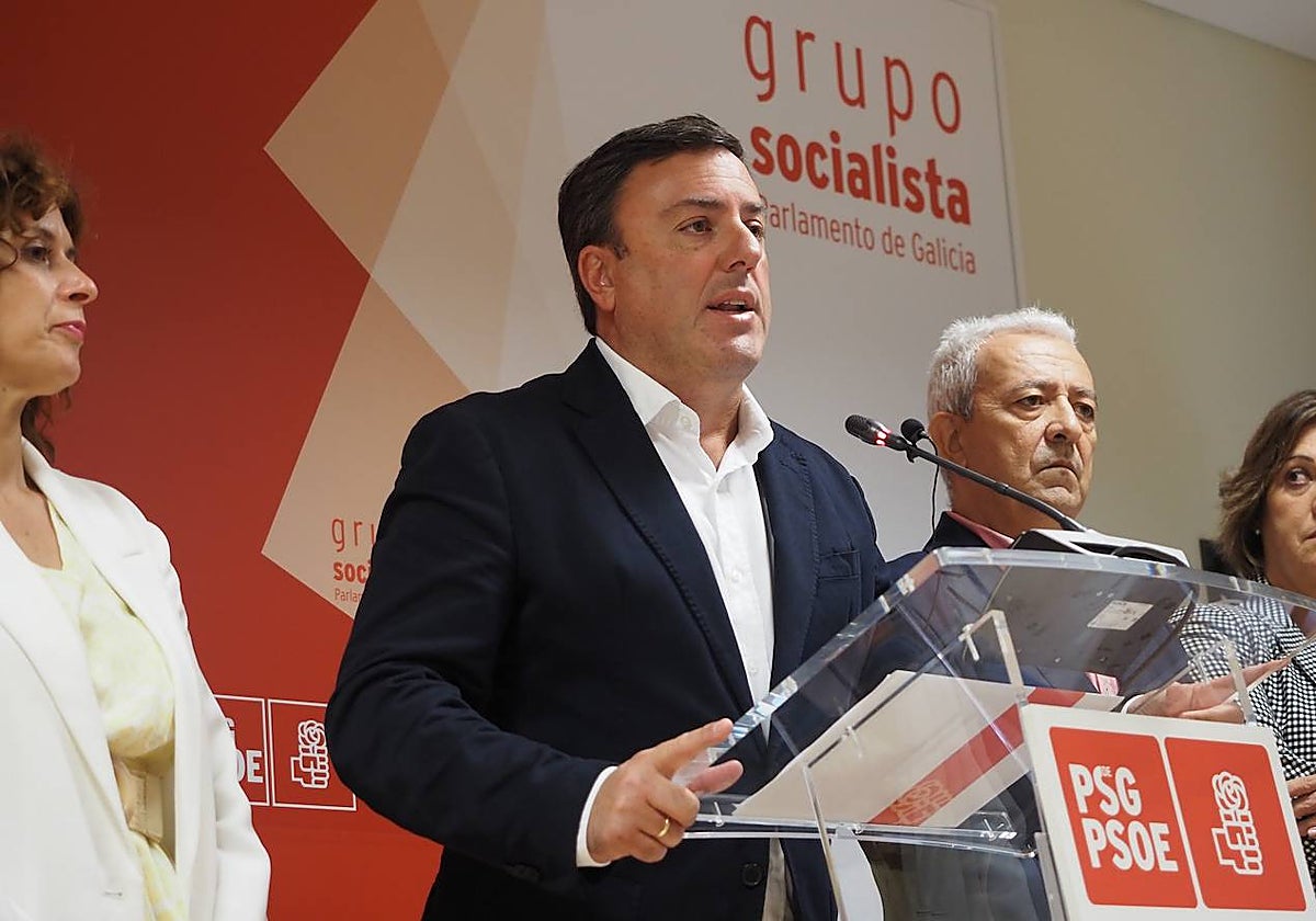 Valentín González Formoso, este jueves, durante sus declaraciones